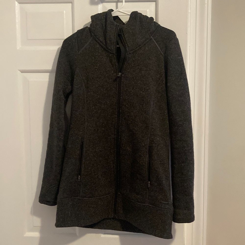 Athleta long zip up hoodie